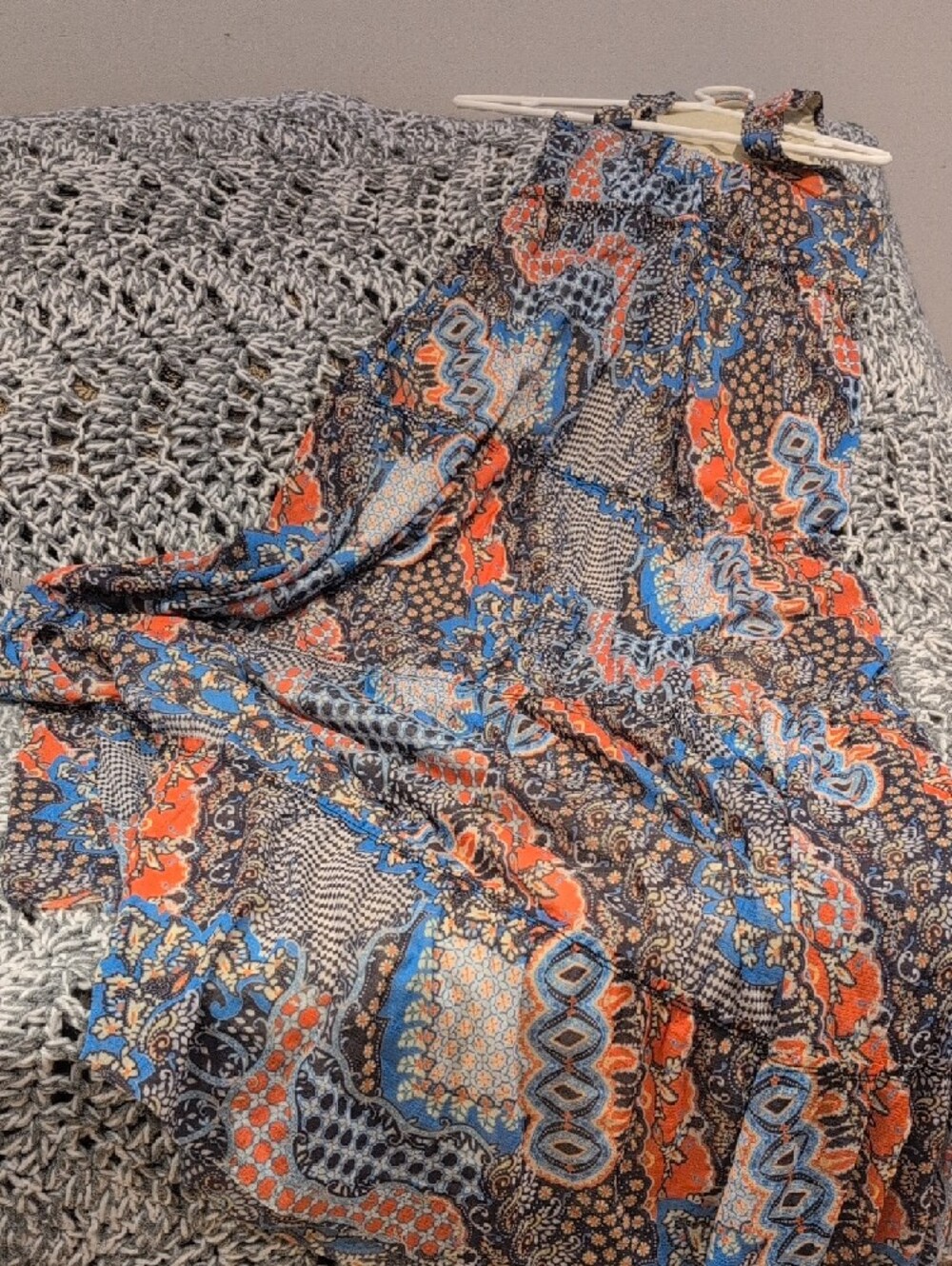 433 - Boho Paisley Maxi Dress | Flowy | Festival Cottagecore Vibes - Picture 7 of 12
